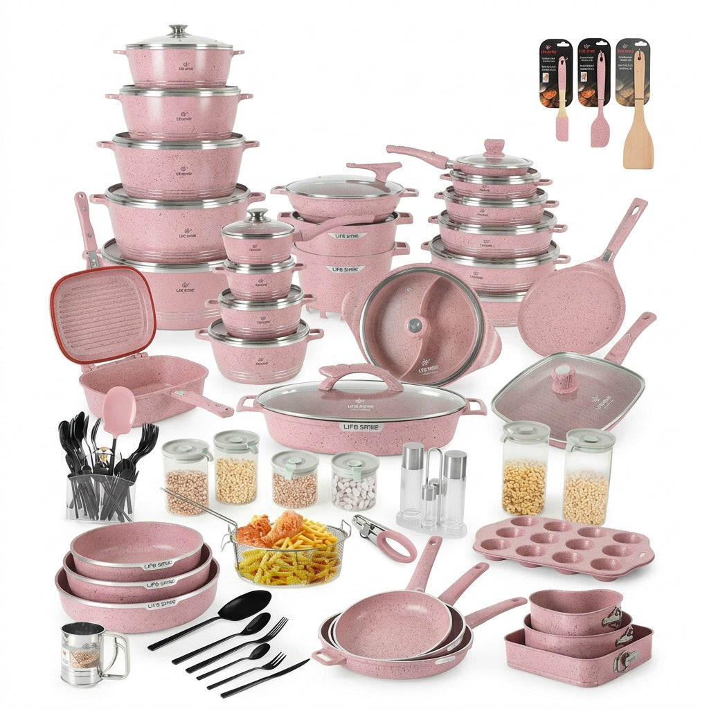 Complete 134 Piece Cooking & Kitchenware Set Premium