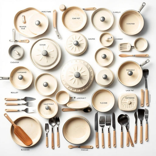 The Complete 54-Piece Marble Non-Stick Cookware Set
